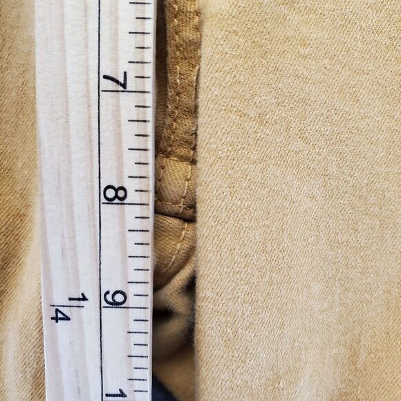 True Religion Jeans Womens 27 Yellow Halle Mid-Rise Skinny Cotton Blend - Picture 7 of 13